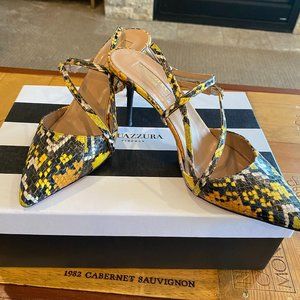 Aquazzura Carolyne Pump 75 sunrise yellow 6.5